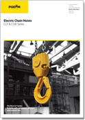 Podem - Electric Chain Hoists - CLF & CLW Series